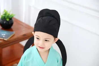 

Hanfu Hat Kids&Adult Chinese Ancient Traditional Headdress Hanfu Mingzhi Headdress Fittings Black Hanfu Hat For Kids&Men
