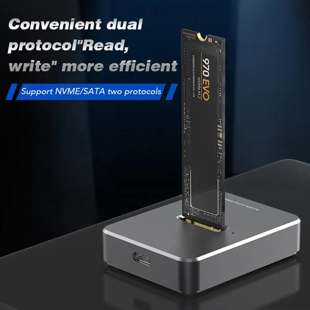 

M.2 SATA/NVME твердотельный накопитель базовый двухпротокольный ПК Внешний SSD мобильный жесткий диск разъем 10GBbps быстрая Поддержка жесткого диска