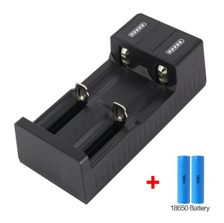 A Двойной слот USB зарядное устройство проводной аккумулятор зарядное устройство ЕС/США может заряжать 3,7 в 4,2 в 18650/26650 батарея - Цвет: A