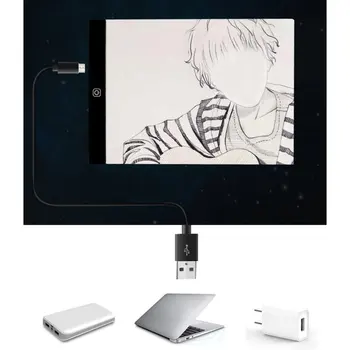 

A4 Copy Table Led Anime Light Transmissive Board Practice Word Light Through Writing Desk Professional
