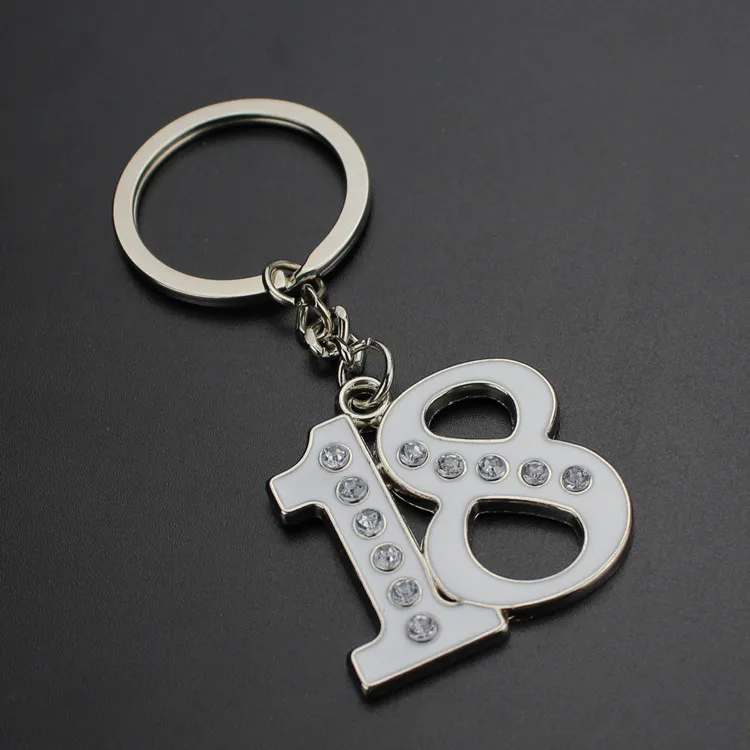 Напрямую от производителя продажи зрелого возраста торжества сувенир 18-летний брелок 18-летний небольшие подарки могут быть напечатаны LogoG-11