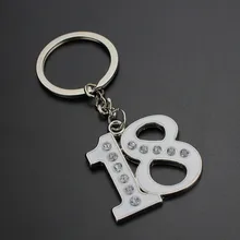 Напрямую от производителя продажи зрелого возраста торжества сувенир 18-летний брелок 18-летний небольшие подарки могут быть напечатаны LogoG-11