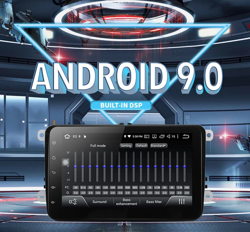 Discount EU/RU Warehouse CDZ8060 PX30android 9.0 car dvd player for VW polo golf passat tiguan skoda yeti superb rapid for skoda gps navi 0
