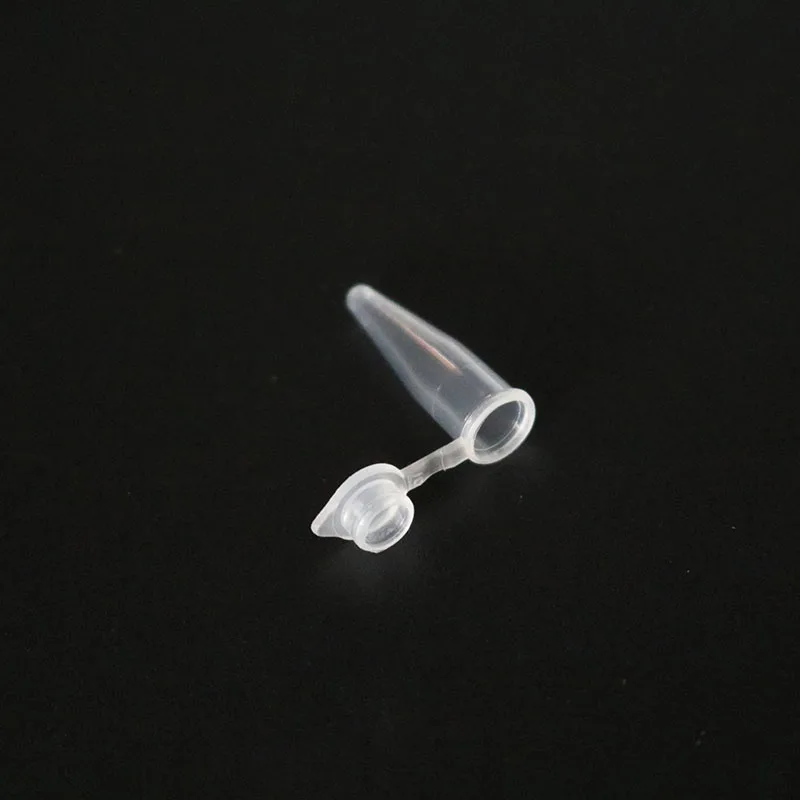 Plastic Test Tubes Centrifuge Tube Micro 0.2 Ml Centrifuge Tube 50 Test Tubes Transparent Plastic Tube Container Science Laboratory Test Accessories Lid