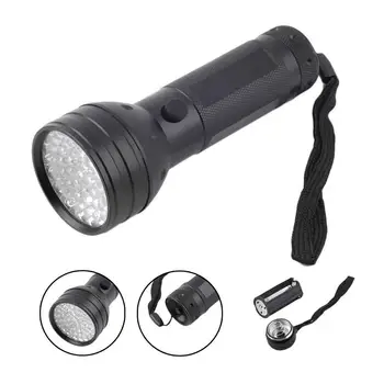 

Mini Portable 51-LED UV Ultra Violet Flashlight Torch Light Scorpion Detector QT