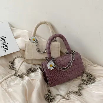 

Women Crocodile Pattern Crossbody Bags for Women Small Chain Handbag Small Bag PU Leather Hand Bag Ladies Designer Evening Bags