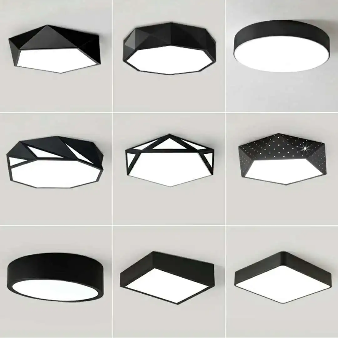 

Modern LED Creative Cool Living Room Ceiling Lamp Simple Bedroom Library Children Lamp Balcony Circle Lamps