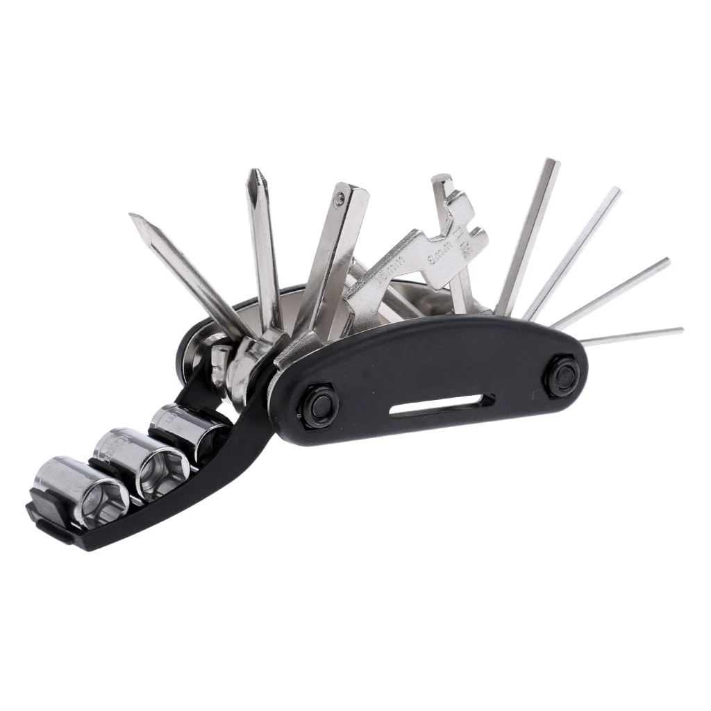 Portable 15 in 1 Multi-function Bike Bicycle Repair Tool Set Outdoor Cycling Accessories