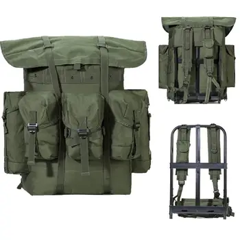 

MT Military Tactical Backpacks 50L ALICE Pack Army Survival Combat Field Rucksack Backpack For Men with Metal Frame Outdoor Bag
