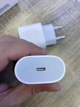 

10pcs Original 18W Fast Charging PD Charger for iPhone 11pro max Max iPad Pro Genuine USB Type C cable EU US Travel Power Adapte