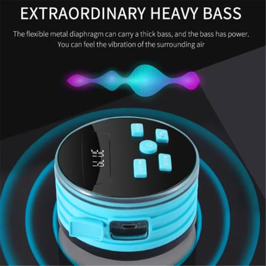 Bluetooth Водонепроницаемая колонка Душ динамик Саундбар музыкальный центр Бумбокс звуковая коробка беспроводной динамик мини-сабвуфер громкий динамик