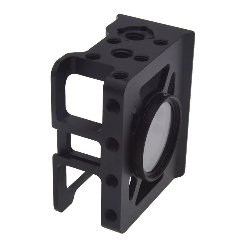Черная клетка для камеры из алюминиевого сплава со встроенным штативом, БЫСТРОРАЗЪЕМНАЯ пластина для Arca Swiss, точки определения местоположения для sony RX0 2106 Acces