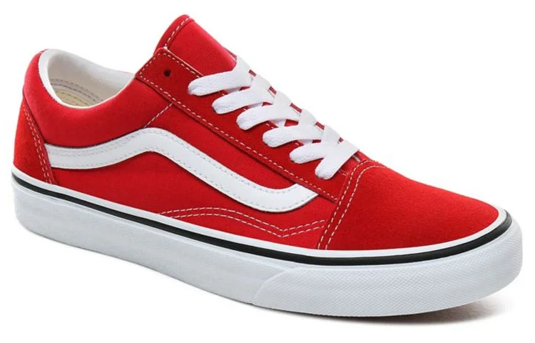 vans shoes rojos