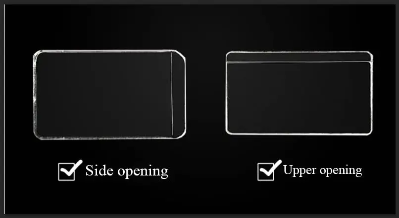 

Mini Vinyl Sleeves Label Protector Film Pouch For Jewelry Merchandise Price Display Tag 1000pcs