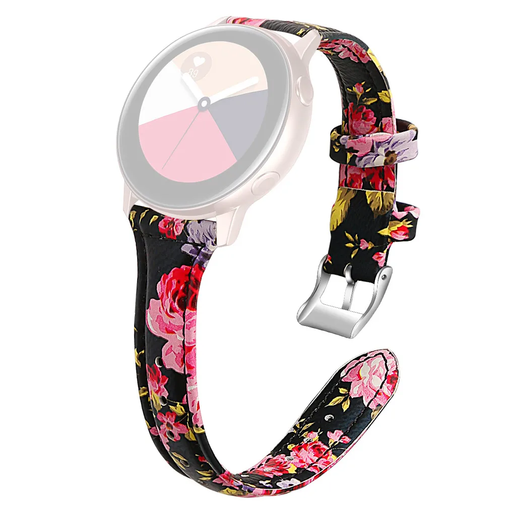 Ouhaobin роскошный кожаный ремешок для часов samsung Galaxy Watch Активный браслет сменный ремешок аксессуары 906#2