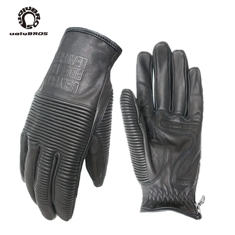 

Retro uglybros ubg- 516 gloves motorcycle gloves locomotive gloves Genuine Leather moto gloves Unisex Motorbike gloves 3 colors