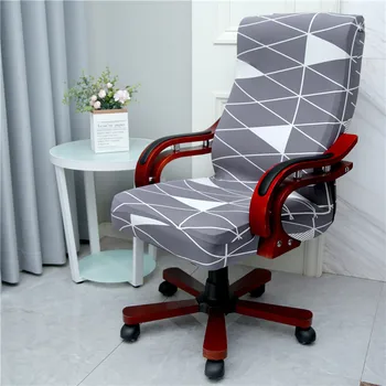 

Executive Office Stretch Spandex Chair Covers Anti-dirty Computer Seat Chair Cover Removable Slipcovers For Office Seat Chairs