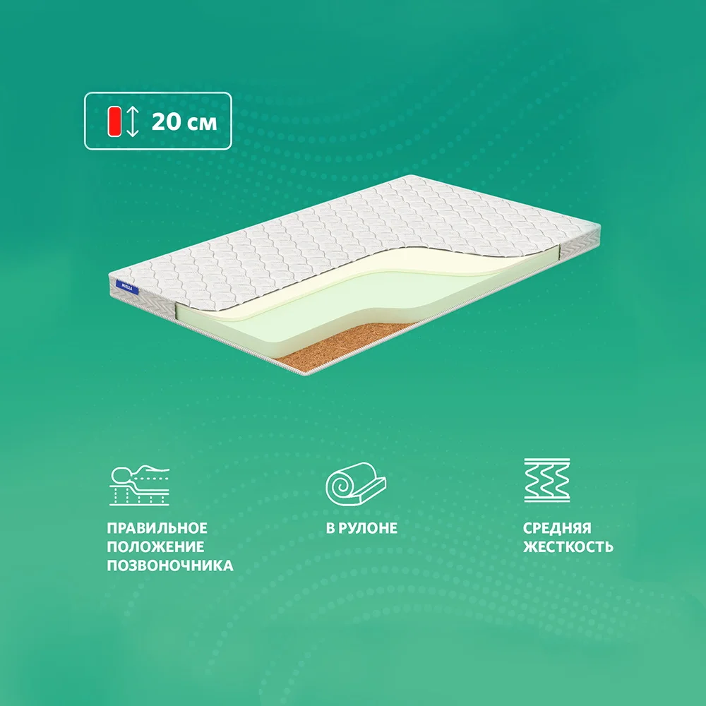 Матрас MIELLA Twisted-Air Foam Massage 80x195 | Мебель