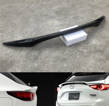 

Rear Middle Spoiler wing For Mazda CX-5 CX5 2017 2018 2019 FRP material carbon fiber Trunk Lip Wing White Spoiler Car Styling