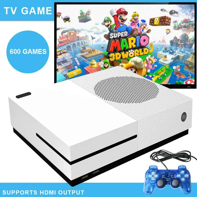 Video Game Console HD TV Game Console 4GB Support HDMI TV Out built-in 600 Classic Games for GBA/CP1/CP2/SMD/SNES/NES/FC Format