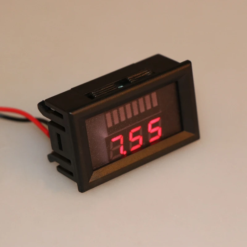 

DC 6-100V Red LED Digital Display Voltmeter Mini Volt Panel Tester For DC 12V Car Motor Vehicles