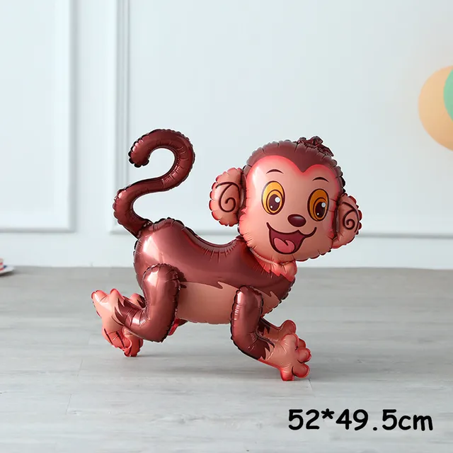 Animal Party Balloon Decoration 1pcs 4d Assemble Monkey Balloon Birthday Party Baby Shower Decoration Balloon Child Toy Gift Ballons Accessories Aliexpress