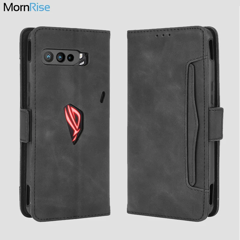 For Asus ROG Phone 3 ZS661KS Wallet Case Magnetic Book Flip Cover For ROG Phone3 Card Photo Holder Luxury Leather Phone Fundas
