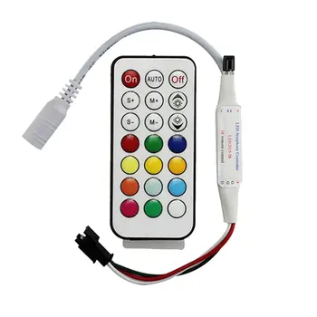 

DC 5V LED RGB controller 14key mini WS2812b rgbw rgbww control remote for light SP103E 2835 5050 5630 striplight magic home