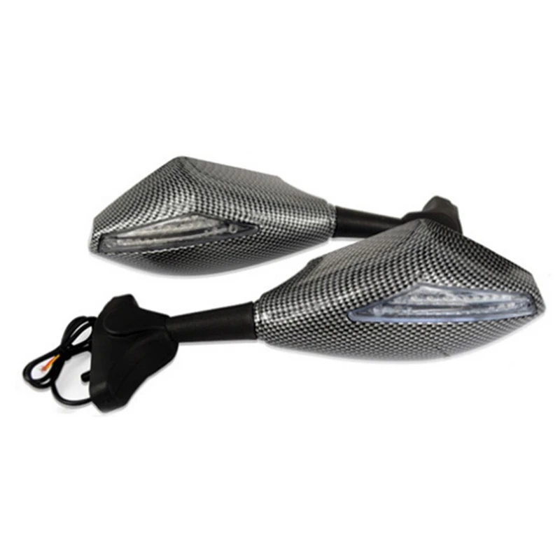 Мотоцикл светодиодный поворотник зеркала для KAWASAKI NINJa 6R 9R 650R 250R 636 YAMAHa YZF R1 R6 R6S/SUZUKI GSXR 600 750 1000 KATANA