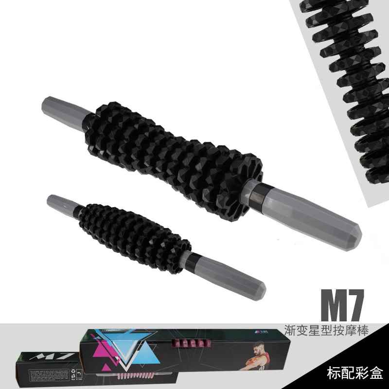 Detachable Gears Adjustable Muscle Roller Massage Stick for Yoga Block Deep Tissue Massage for Fitness Yoga Leg Arm