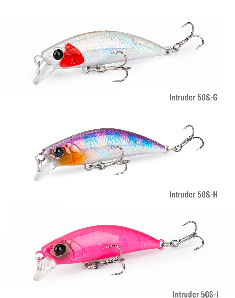 TSURINOYA 50S Flussangeln Sinking Stick Bait Minnow Fishing Lure Intruder 50mm 5g Forellenbereich Bach Ajing Fake Fish Hard Baits – Detail 18