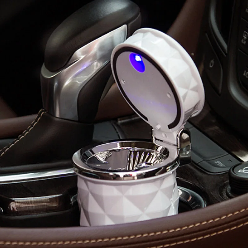 Пепельница для дома и офиса 9*11 см черная/белая автомобильная пепельница