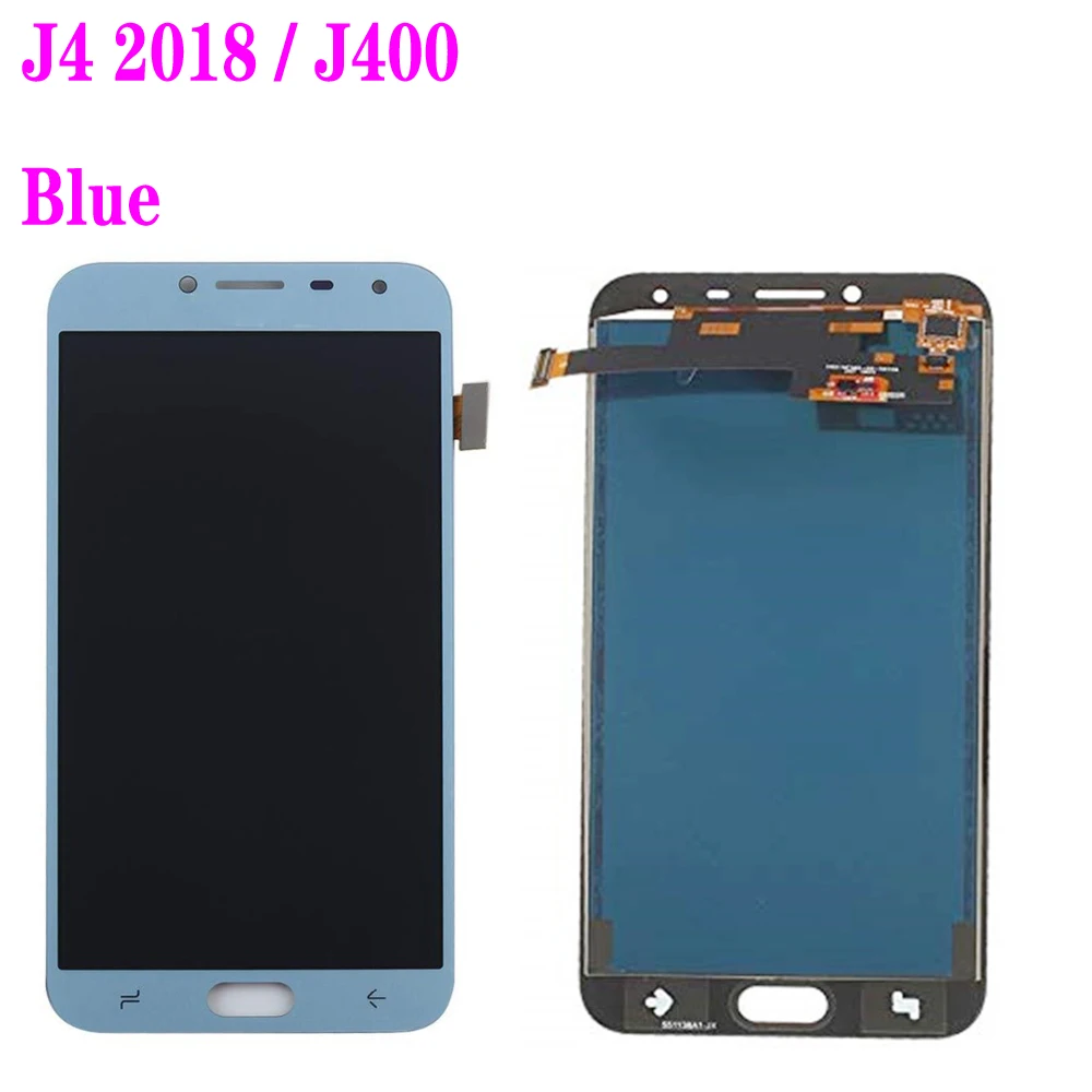 J400 blue Для samsung Galaxy J4+ J4 Plus J415 J415F J410 J6 Prime J6 плюс J610 ЖК-дисплей Дисплей Сенсорный экран J4 J400 ЖК-дисплей - Цвет: J400 blue