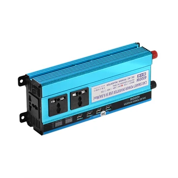 

4000W Inverter 12V/24V/48V To 220V Voltage Converter Transformer Double LED Display 4 USB Car Solar Triple Power Inverter