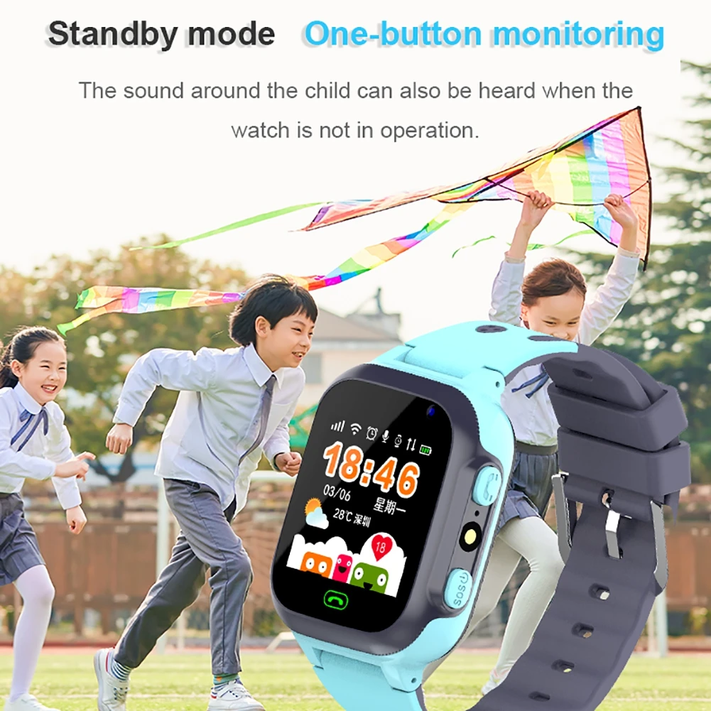 Детские Водонепроницаемые Смарт-часы SOS Antil-lost Smartwatch Детские 2G sim-карты часы трекер местоположения вызова Smartwatch PK Q50 Q90 Q528