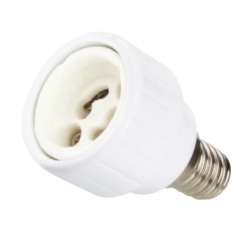 E14 to GU10 LED Light Bulb Adapter Converter Holder Lamp Holder Converters Lamp Base Converters