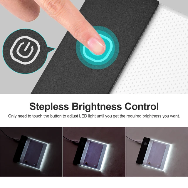Flip Book Kit with Mini Light Pad LED Lightbox Tablet Design with Hole 300 Sheets Flipbook Paper Binding Screws for Drawing 2