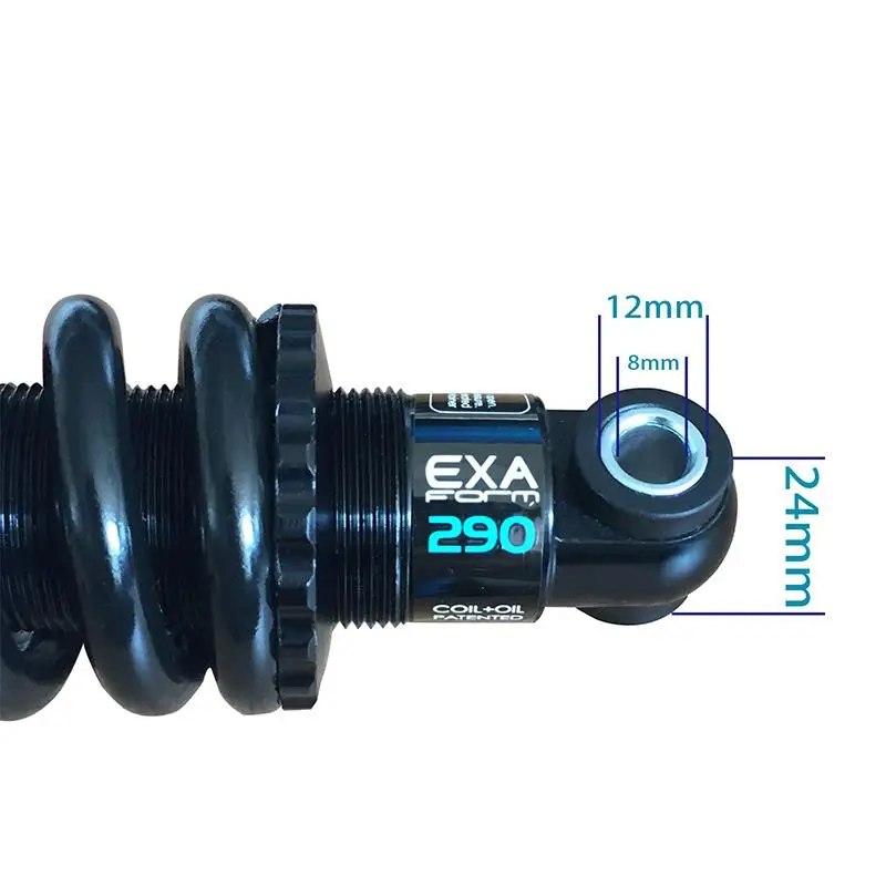 Тайвань EXA велосипедный Задний амортизатор/литиевая батарея электрический Модернизированный амортизатор/Датчик давления масла демпфирования задний амортизатор