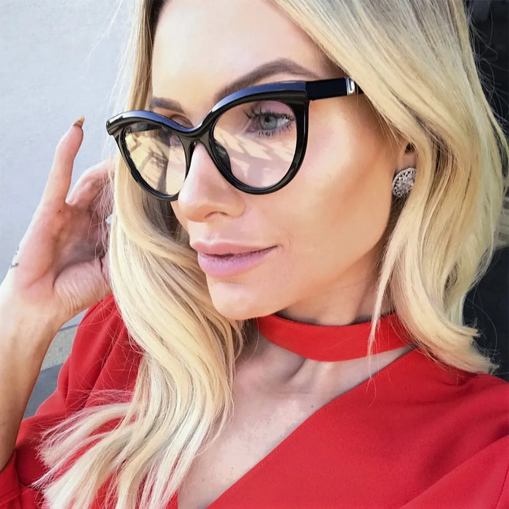 2019 Женские квадратные оправы для очков кошачий глаз женские брендовые