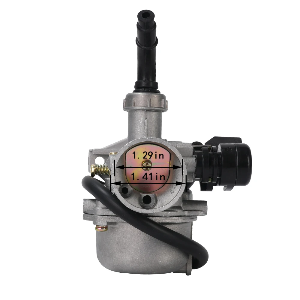Motorcycle Carburetor Hand Choke PZ19 Carb For 50cc 70cc 90cc 110cc 125cc ATV Quad 4 Wheeler Dirt Bike Motorbike With Air Filter