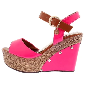 

SaraIris New INS Hot Summer Bright Colors Platform Sandals Retro Wedges Party Sandals Women High Heels Shoes Woman