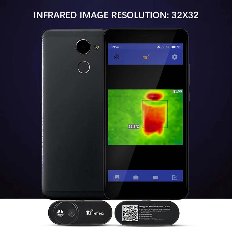 ht102 New Mobile Phone Thermal Imaging Camera Infrared Imager Night Vision ONE PRO Gen 3 Use For Android or Type-C Dropship