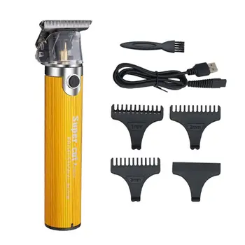 

Professional Hair Clippers Men T-Blade Beard Trimmer Barber Grooming Kit Rechargeable Cordless Haircut Machine U1JE