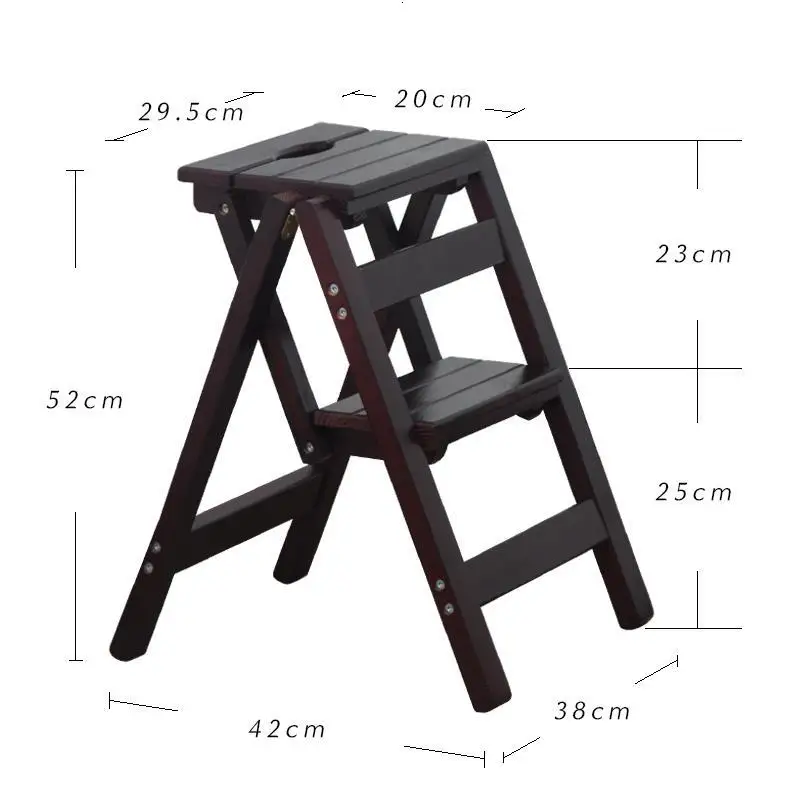 Tangga Lipat Sgabelli Cucina tabrete De Cocina Крытый кухонный стул Escalera Madera стремянка Escabeau ступенчатый стул - Цвет: Number 1
