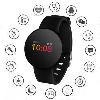 

Smart Watch Pedometer Sport Fitness Heart Rate Monitor Blood Pressure Tracker Smartwatch Wearable Devices For IOS Android