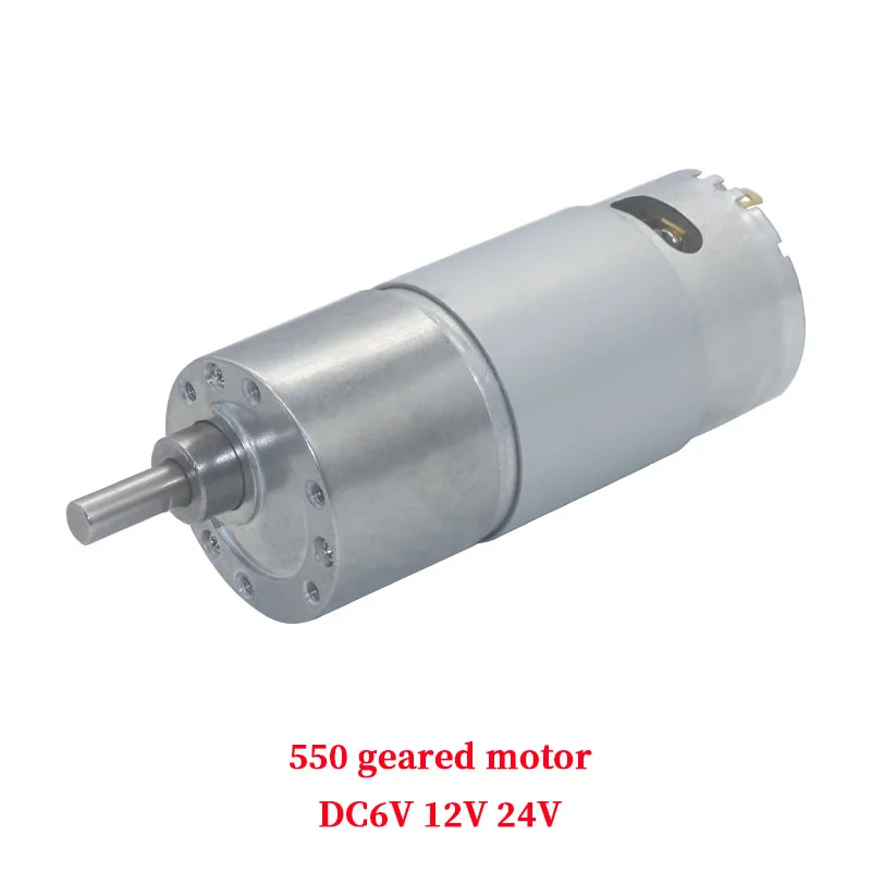 JGB37-550 DC мотор-редуктор с высоким крутящим моментом высокой мощности 6V 12V