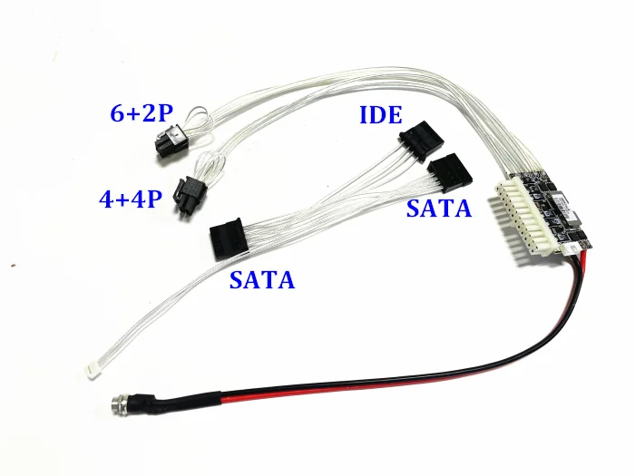 atx 24pin, pico, psu, carro, mini itx,