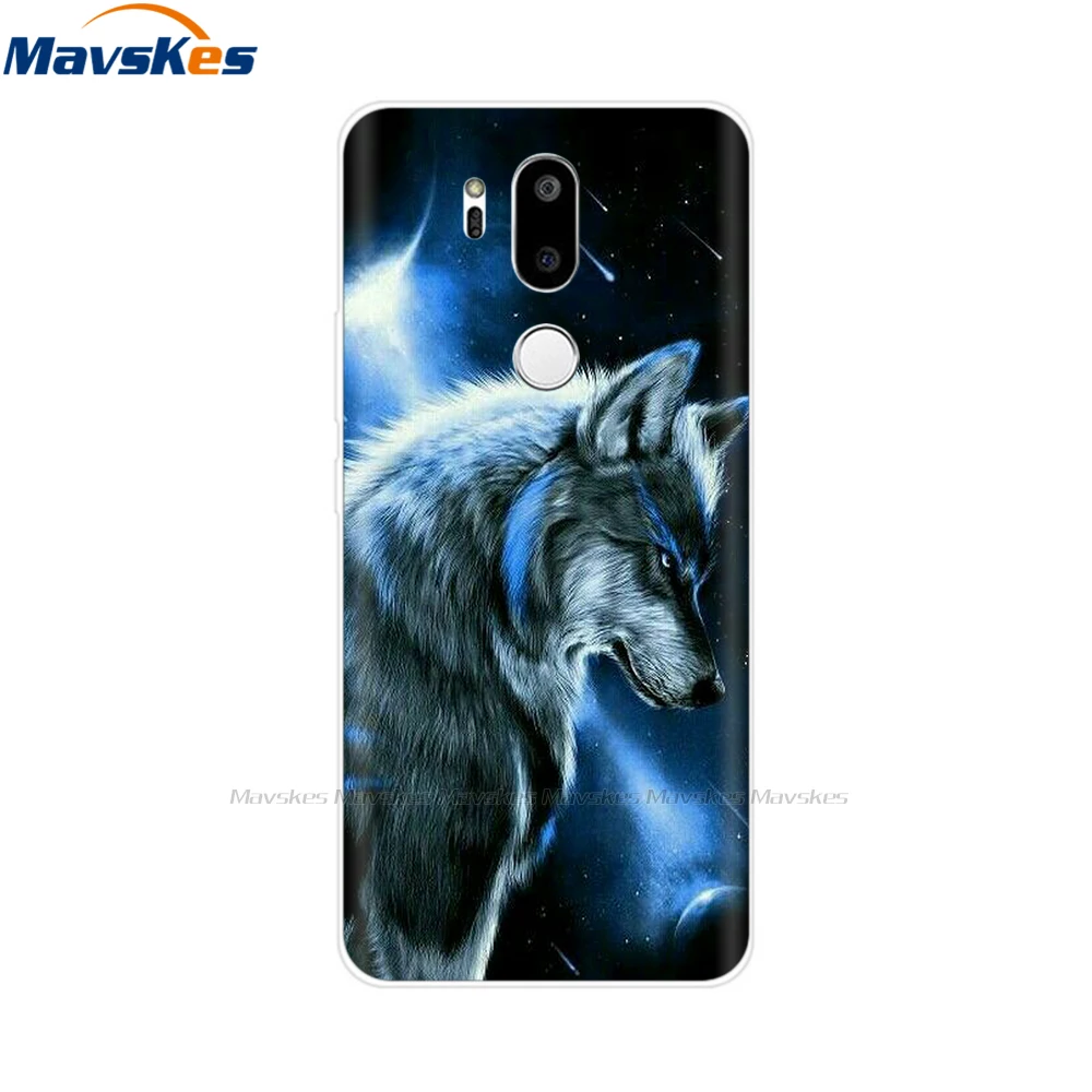 Для LG G7 чехол ThinQ Мягкая силиконовая задняя крышка для телефона G710 + Plus TPU бампер