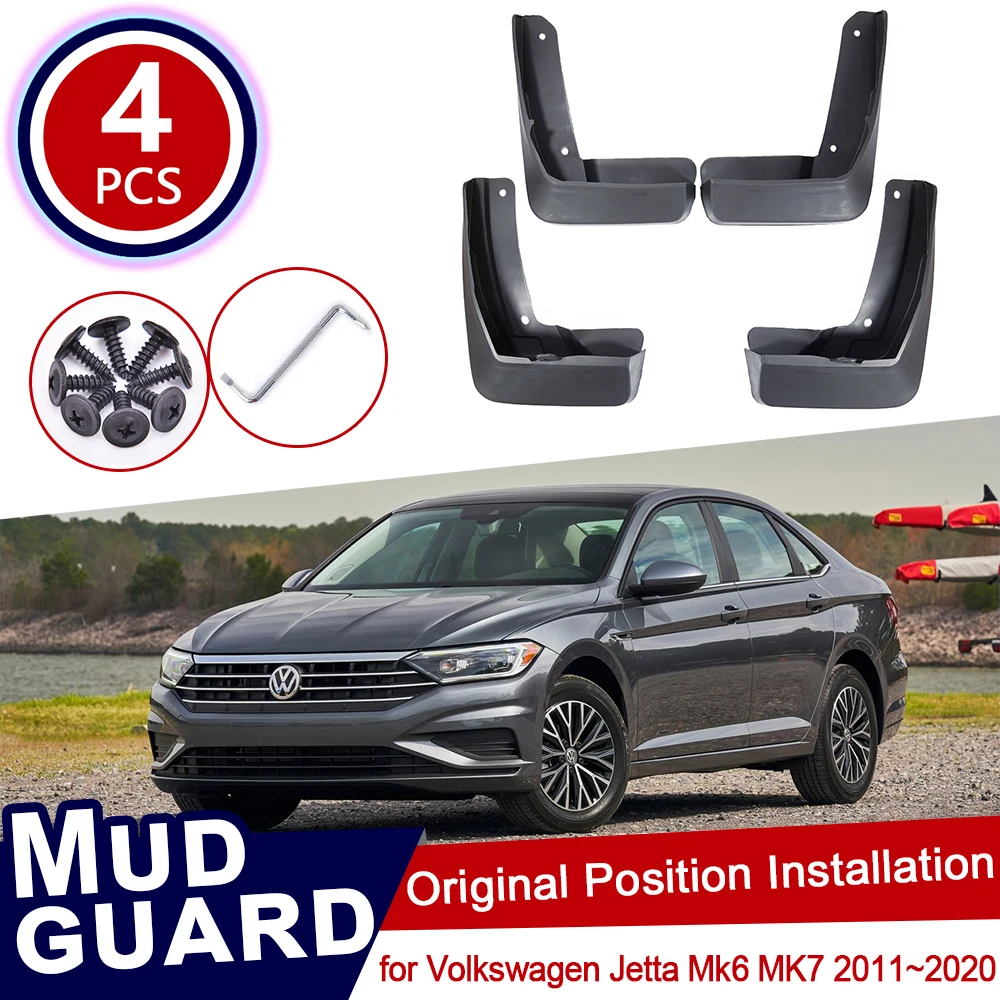 Брызговики для Volkswagen VW Jetta A6 A7 5C6 Mk6 MK7 6 7 2011 ~ 2020 2016 | Автомобили и мотоциклы