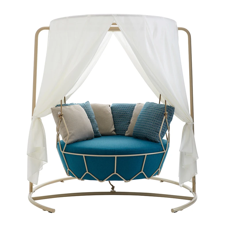 sofa with curtain
